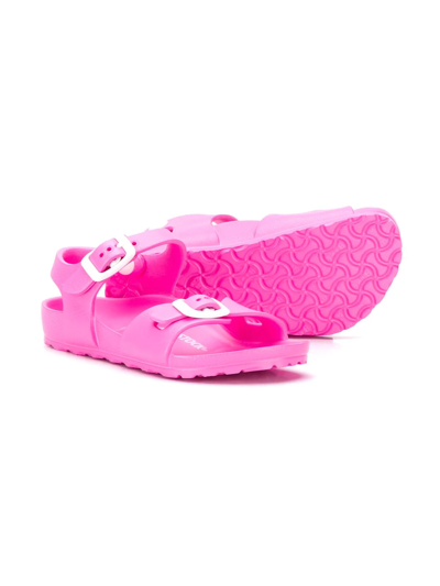 Birkenstock Buckle Sandals In Pink