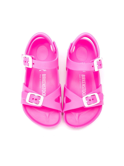 Birkenstock Buckle Sandals In Pink