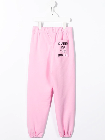 Shop Natasha Zinko Queen Of The Boxes Track Pants In Pink
