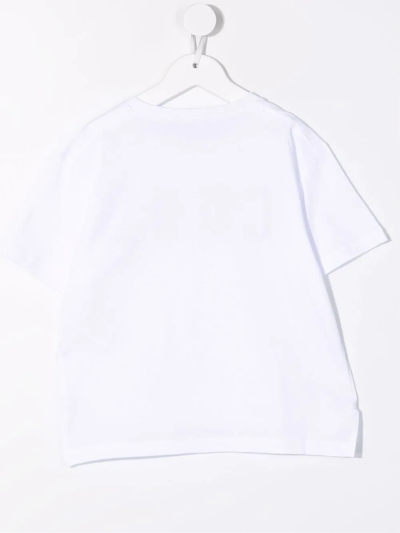 Shop Dsquared2 Cool-print Short-sleeve T-shirt In White