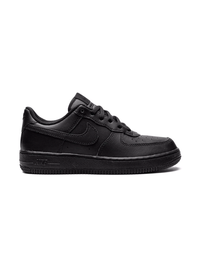 Nike Force 1 Le "triple Black" Sneakers In Black