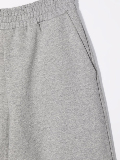 Douuod Teen Logo-print Cotton Track Trousers In Grey