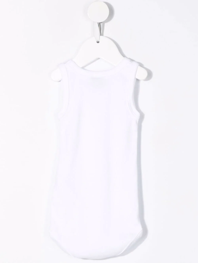Petit Bateau Set Of Two Organic Cotton Vests In White