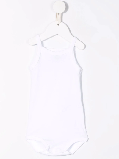 Petit Bateau Set Of Two Bodysuits In White