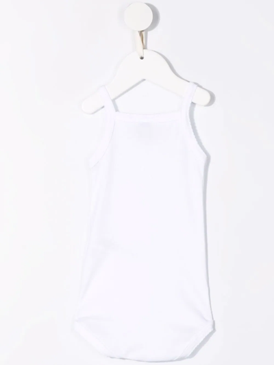 Petit Bateau Set Of Two Bodysuits In White