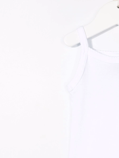 Petit Bateau Set Of Two Bodysuits In White