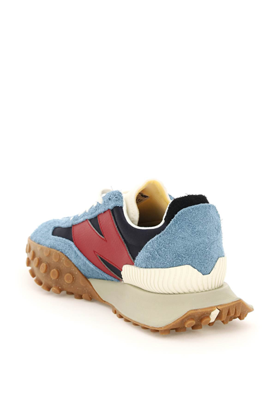 Shop New Balance Xc-72 Sneakers In Light Blue,blue,red