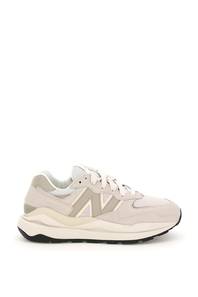 New Balance 5740 Sneakers In Beige Suede And Fabric In Neutral | ModeSens