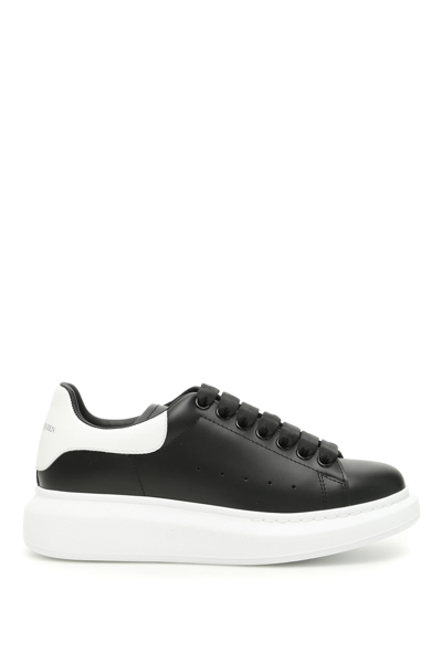 Shop Alexander Mcqueen Oversized Sneakers In Black,white