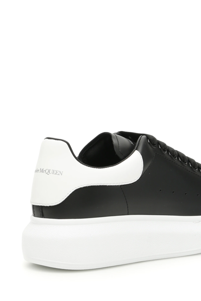 Shop Alexander Mcqueen Oversized Sneakers In Black,white