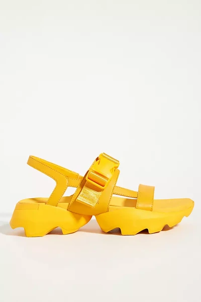 Shop Sorel Kinetic Impact Sling Sandals In Orange