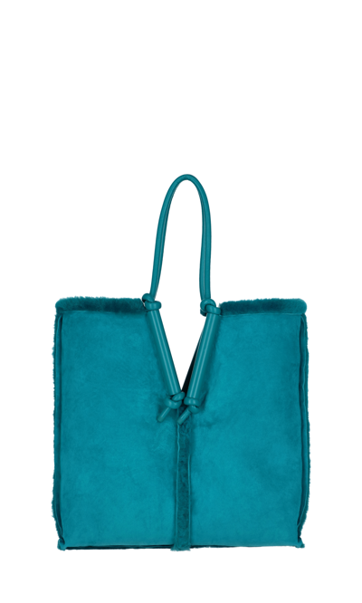 Shop Bottega Veneta 'bolster' Reversible Tote Bag