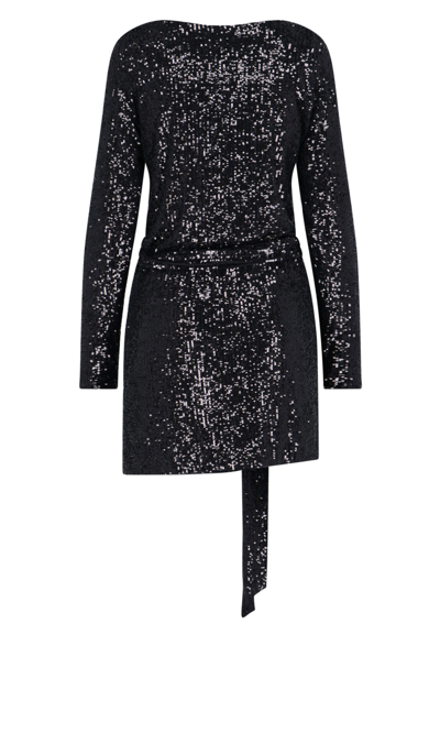 Shop Saint Laurent Sequin Mini Dress