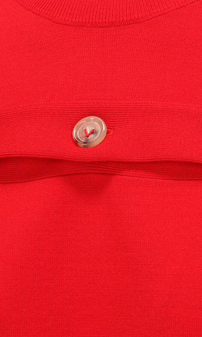 Shop Bottega Veneta Buttons Cut-out Pullover
