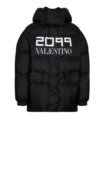 Shop Valentino 2099 Down Jacket