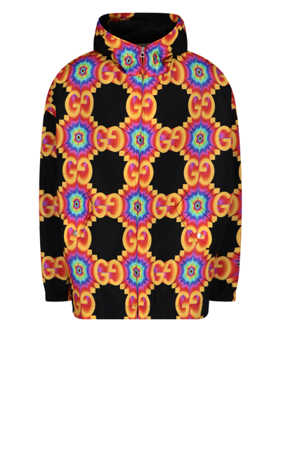 Gucci Multicolour Jacket With Gg Graphic Pattern
