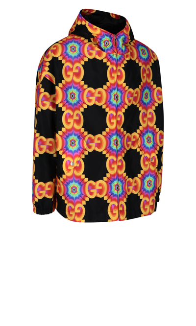 Gucci Multicolour Jacket With Gg Graphic Pattern