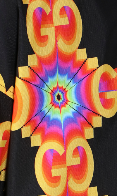 Gucci Multicolour Jacket With Gg Graphic Pattern