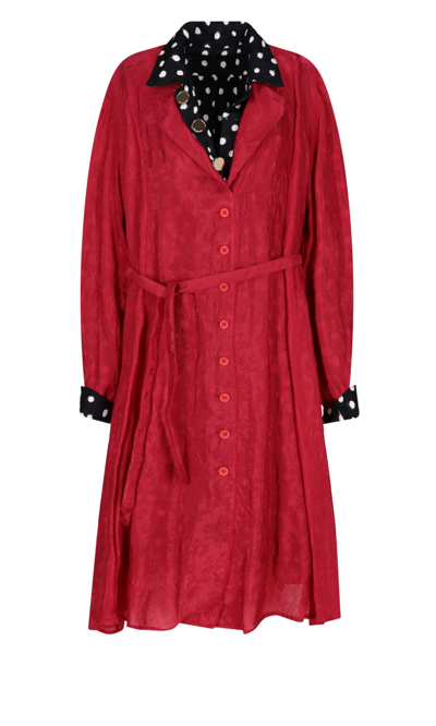 Shop Balenciaga Reversible Coat Dress