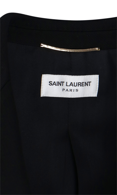 Shop Saint Laurent Single Breasted Blazer