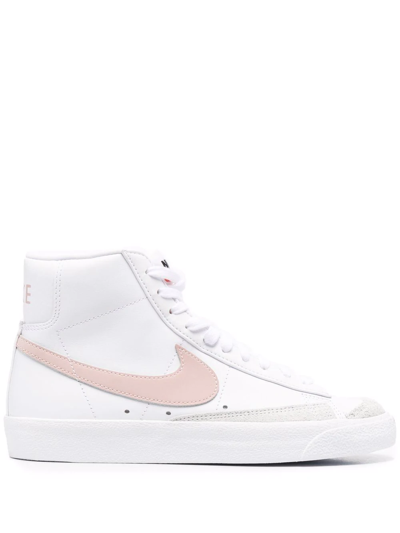 Shop Nike Blazer Mid '77 Sneakers In Weiss