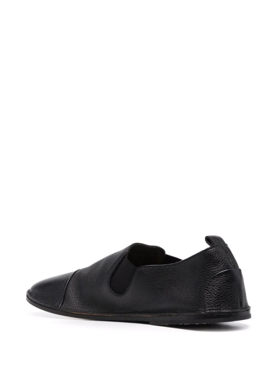 Marsèll Slip-on Leather Loafers In Schwarz