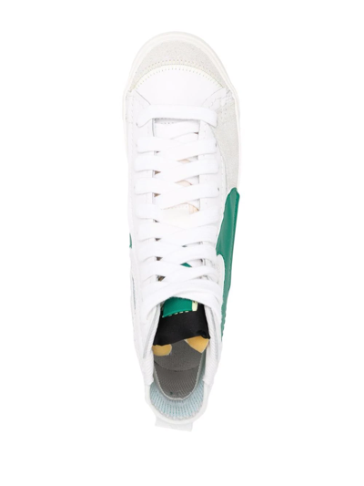 Shop Nike Blazer Mid '77 Sneakers In Weiss