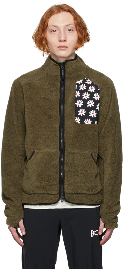 Shop District Vision Green Greg Cabin Zip-up Sweater