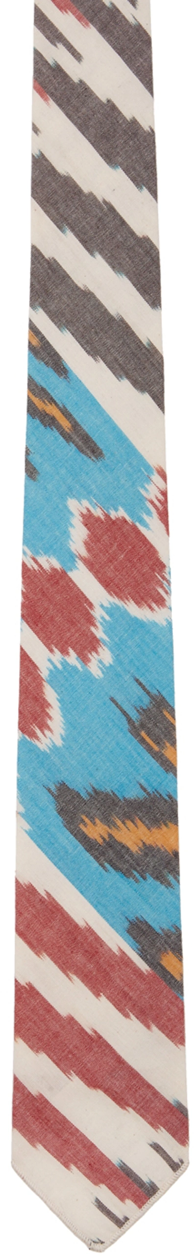 Shop Engineered Garments Multicolor Ikat Tie In Multi Color Cotton I