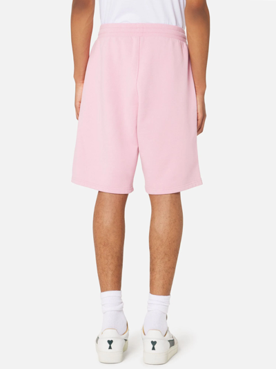 Shop Ami Alexandre Mattiussi Ami De Coeur Track Shorts In Pink