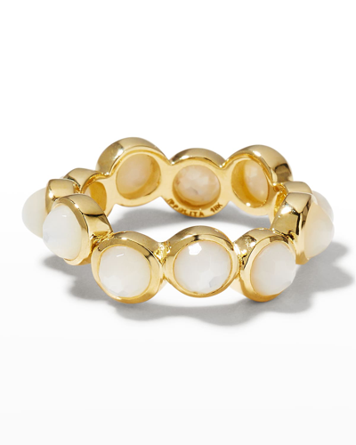 Shop Ippolita All-stone Ring In 18k Gold In Mother Of Pearl