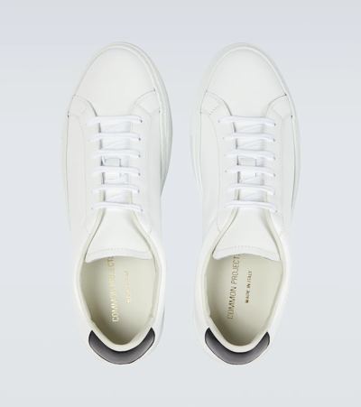 Common Projects Retro Low Sneakers In White
