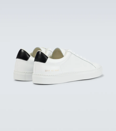 Common Projects Retro Low Sneakers In White