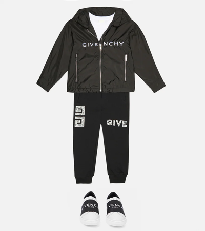 Shop Givenchy Logo Technical Jacket In Black