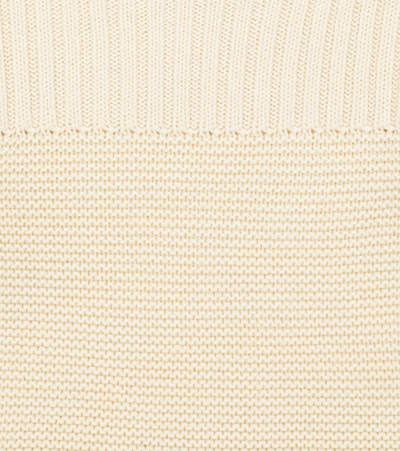 Shop Bonpoint Amiral Wool And Cotton Sweater In Beige