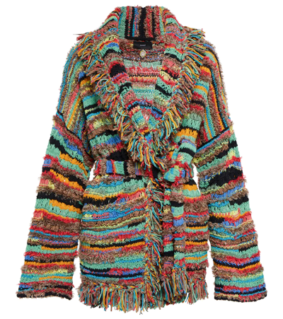 mavimoon Fringe Knit Set Up cardigan | www.thecloverband.com