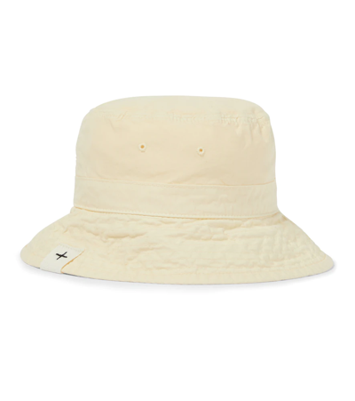 Shop Jil Sander Cotton Bucket Hat In Light/pastel Orange