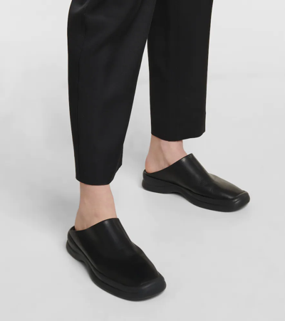 Shop The Row Town Leather Clogs In Black