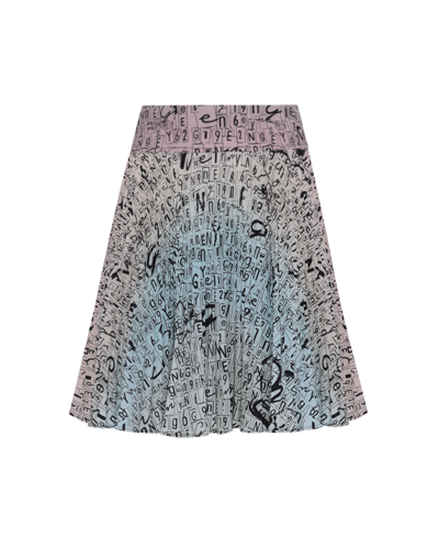 Shop Genny Patterned Soleil Mini Skirt In Multicolor