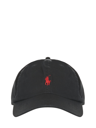 Shop Polo Ralph Lauren Hat In Black