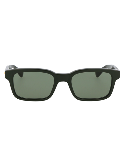 Shop Bottega Veneta Bv1146s Sunglasses In 003 Green Green Green