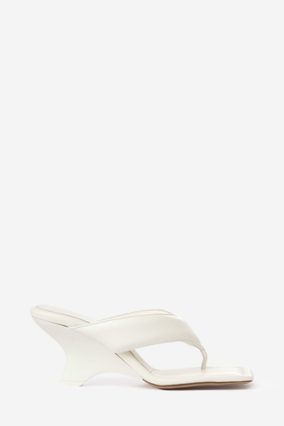 Shop Gia Borghini Gia6 Sandals In White