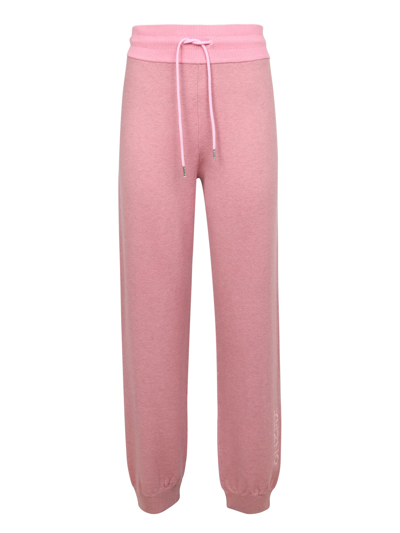 Shop Kenzo Wool Joggers Pants In Pink