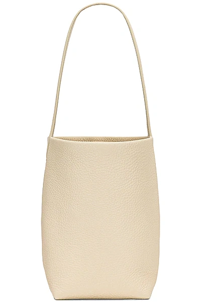 The Row Small North South Park Tote Bag In Ivory Pld