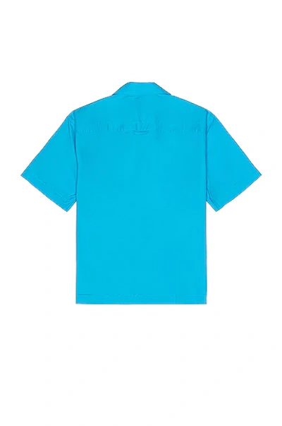 Shop Jacquemus Blu Shirt In Turquoise