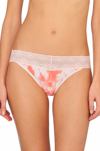 Shop Natori Bliss Perfection Soft & Stretchy V-kini Panty Underwear In Sunrise Tie Dye Print