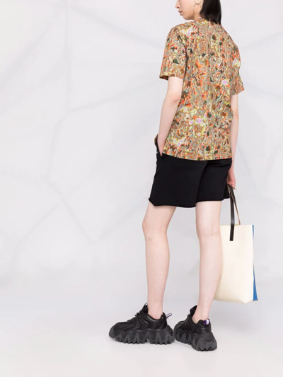 Ambush Abstract-print T-shirt In Blue