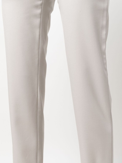 Fabiana Filippi Straight Leg Plain Trousers In Neutrals