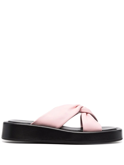 Shop Elleme Tresse Platform Sandals In Pink