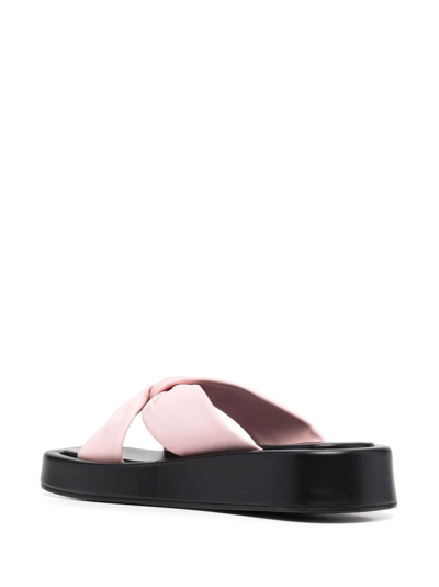 Shop Elleme Tresse Platform Sandals In Pink